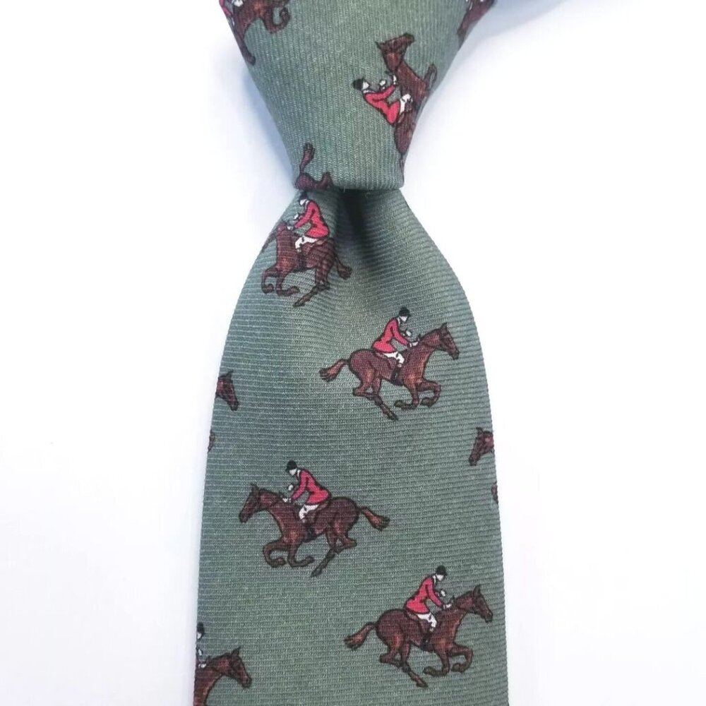 Polo Ralph Lauren Equestrian Bedford Wool Tie